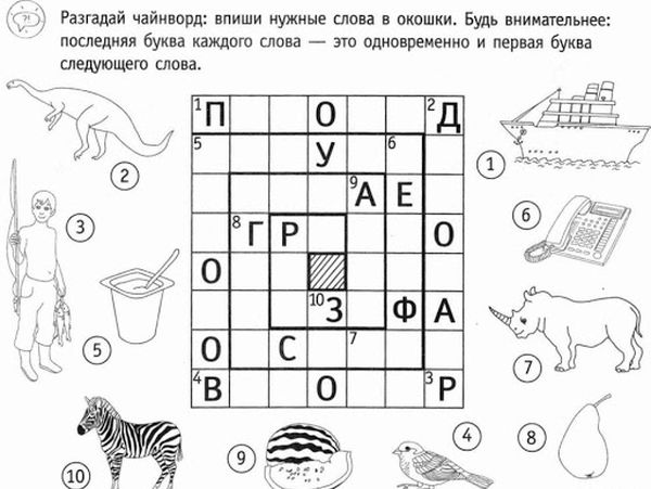 Кросворди - Які бувають кросворди для дітей та як навчити дитину їх розгадувати?